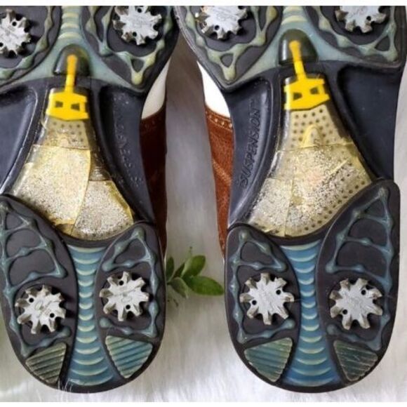 Footjoy Gel Fusion Golf Shoes Size 12 Opti-Flex IntelliTemp White Outdoor Mens - Picture 13 of 13